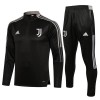 Lasten Juventus Training Huppari Suits 2022-23 Tummanharmaa 1/4-Zip
